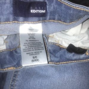 GIRLS STITCHED DESIGN JEANS